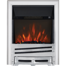 Inset electric fires Focal Point Focal Point Fires 2kW Mono LED Inset Electric Fire Chrome
