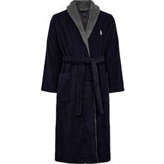 Polo Ralph Lauren Men Robes Polo Ralph Lauren Cotton Terry Robe Morgenkåber Bomuld hos Magasin Navy/grå XXL/XXXL