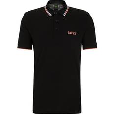 HUGO BOSS Paddy Pro Contrast Logos Polo Shirt - Black