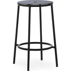 Normann Copenhagen Circa 65 cm Aluminio Negro Taburete de bar 65cm