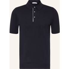 Rundhalsausschnitt Poloshirts Reiss Finch Kontrast-Polo-shirt aus Baumwolle Blend​​​​​​​