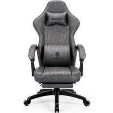 Dowinx Gaming Chairs Dowinx Gaming Chair with Pocket Spring Cushion Vintage Style, Breathable PU Leather Gamer Chair, Ergonomic Computer Chair with Massage Lumbar