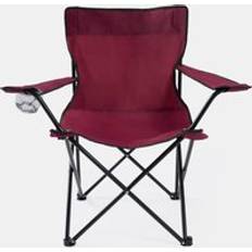 Foldable Camping Chair Burgundy Red
