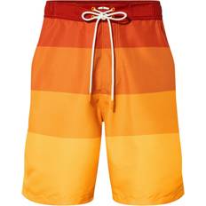 Multicoloured Swimming Trunks Tog24 Felix Mens Shorts Tangerine Stripe Multicolour