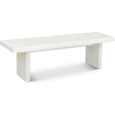 White Settee Benches Urbia Urbia Brooks Settee Bench