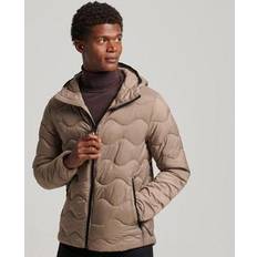 Superdry Men Coats Superdry Hooded Lightweight Padded Coat