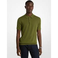 Wool Polo Shirts Michael Kors MKPolo de lana merino - Verde