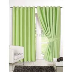 Dreamscene Green Curtains Dreamscene Ring Top Lined Thermal