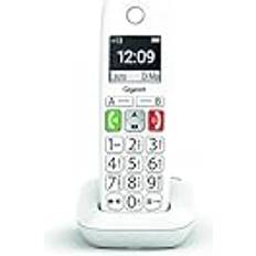 Gigaset E290 Vit Fast Telefon Stor Skärm