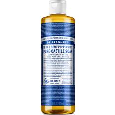 Bottle Hand Washes Dr. Bronners Pure-Castile Liquid Soap Peppermint 16fl oz