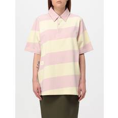 Dame - Multifarvet Polotrøjer Burberry Stribet Poloshirt Med EKD-Print - Flerfarvet