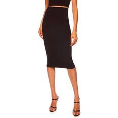 Nylon Jupes Susana Monaco Slim Midi Skirt in Black. L, M, S, XL