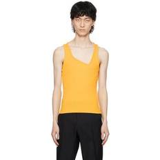 Bianca Saunders Yellow Scoop Neck Tank Top HONEY