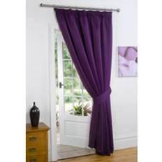 Curtains & Accessories Dreamscene Thermal Pencil Pleat Blackout Lined