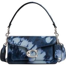 Coach Tabby Shoulder Bag 20 With Tie Dye Print - Novelty Leather/Silver/Midnight Navy