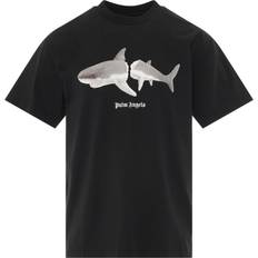 Palm Angels T-shirts Palm Angels Classic Shark Design Black T-Shirt