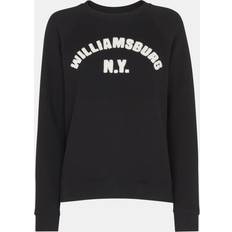 Clothing Whistles Williamsburg NY Logo Sweatshirt, Black