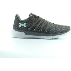 Sneakers Under Armour Charged Transit Womens Lace Up Textile Trainers 3019860 Grey