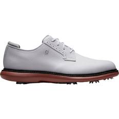 FootJoy Shoes FootJoy Traditions Blucher Golf Shoes - White/Brick