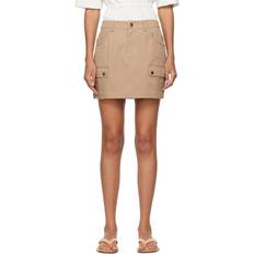 Staud Khaki San Carlos Miniskirt