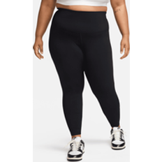 Mujer - XS Pantalones & Shorts Nike One Women's High-Waisted Full-Length Leggings Black Polyester 3X