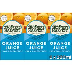 Growers Harvest Orange Juice From Concentrate 6 X