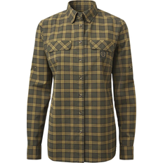 Chevalier Dame Overdele Chevalier Women's Creek Shooting Fit Coolmax Shirt Moss Checked, 40W, Moss Checked