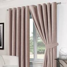 Curtains & Accessories Dreamscene Ring Top Eyelet Chenille Lined