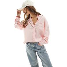 Lacoste Chemisiers Lacoste Chemise Fluide Oversize Light - Rose