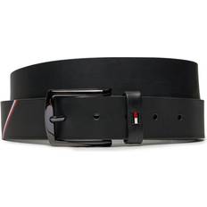 Nero Cinture Tommy Hilfiger Ceinture en Cuir - Black Men