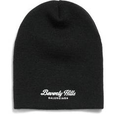 Balenciaga Beanies Balenciaga Beverly Hills Beanie Acrylic - Black
