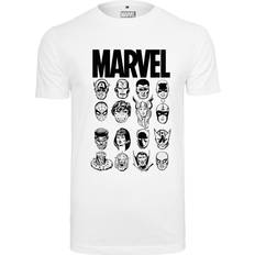 Merchcode Urban Classic Marvel Crew T-Shirt - Blanc