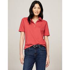 Tommy Hilfiger Vrouw Polo's Tommy Hilfiger Regular Fit Polo Met Geborduurde Vlag