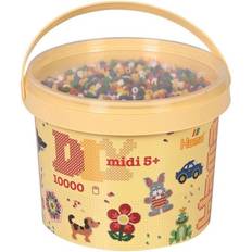 Hama Midi Beads 10.000 pcs in Bucket Mix 66