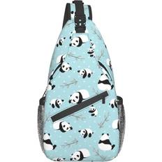 Panda Crossbody Sling Backpack Shoulder Chest Urben Sling Bag Travel Hiking Chest Bag Daypack For Women & Men Multicoloured