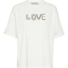 Fransa Herre Overdele Fransa Koko T-shirt Love Print Blanc Hvid-S