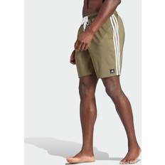 Adidas Herren Badeshorts 3-Streifen CLX - Braun