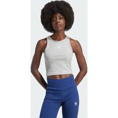 adidas Essentials Ribbed Tank Top Grey Heather