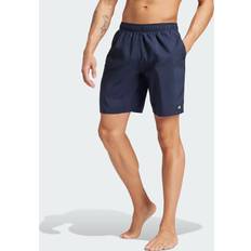 adidas Solid CLX Classic-Length Swim Shorts Legend Ink Black