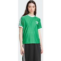 adidas Adicolor 3-Stripes Pinstripe T-Shirt Green