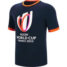 Macron RWC 2023 Rugby World Cup Cotton Tee - Navy