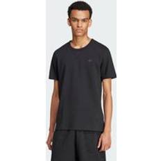 Adidas T-shirts adidas Trefoil Essentials Waffle T-Shirt Black