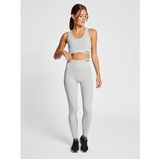 Yoga Abbigliamento Hummel Leggings donna senza cuciture a coste Mt Rest - Gris