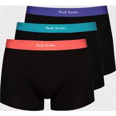 Paul Smith Men Underwear Paul Smith 3-Pack Trunk Black