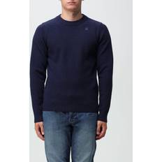 Synthetic Jumpers K-Way Crewneck Knitted Sweatshirt - Blue