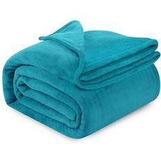 Turquoise Blankets Utopia Bedding fleece full Blankets Turquoise