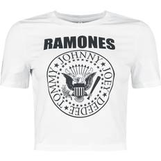 Ramones T-shirt Original Crest för Dam vit