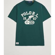 Polo Ralph Lauren Green T-shirts Polo Ralph Lauren Graphic Crew Neck T-Shirt Moss Agate