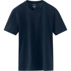Eton T-shirts Eton Crewneck T-Shirt I Single Jersey - Blå