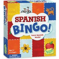 Peaceable Kingdom Sold by: MindWare, MindWare Spanish Bingo Game Classic Game of BINGO for Language Learning 2 to 4 Players Ages 5